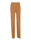 Pinko Tailored Trousers In Brown