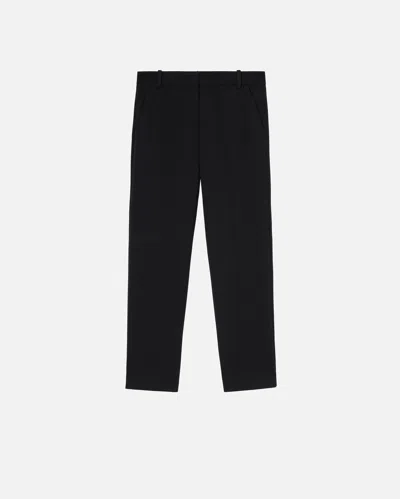 Pinko Pantalon Cigarette En Tissu Technique In Limo Black