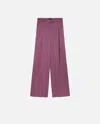 Pinko Belt-loop Casual Pants In Grape Wine