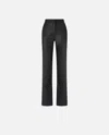 Pinko Straight-leg Casual Pants In Black