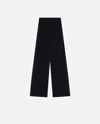 Pinko Elegant Trousers With Shiny Side Band In Limo Black