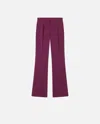 Pinko Pantalon Taille Haute En Cady Technique In Vino D'uva
