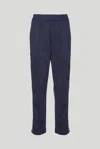 Pinko Pantalone A Gamba Stretta Blu In Multicolore