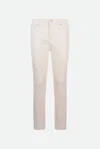Pinko Pantalone Bianco A Sigaretta In Bianco