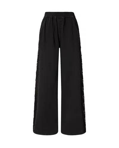 Pinko Pantalone Palco Nero Limousine In Black