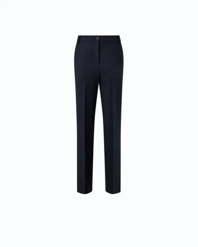Pinko - Pantaloni A Sigaretta In Misto Lana Stretch - 48 In Blue