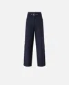 Pinko Pantaloni Cargo Con Cintura Abbinata In Blu Tenebra