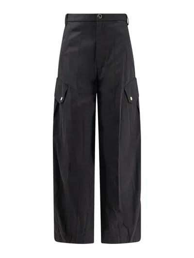 Pinko Pantaloni Rosalin In Cotone In Black