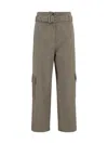 Pinko Stretch Cotton Gabardine Cargo Pants