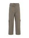 Pinko Stretch Cotton Gabardine Cargo Pants