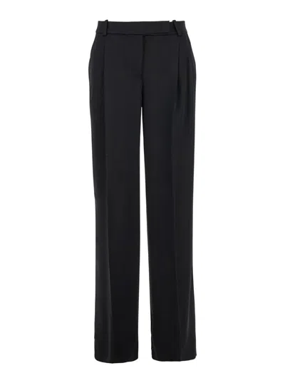 PINKO 'LAON' BLACK PANTS WITH BELT LOOPS