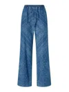 Pinko Namibia Straight Leg Jeans In Light Wash In Blue