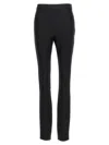 Pinko Creased Straight-leg Trousers In Nerolimousine