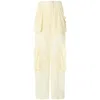 Pinko Sottocasa Trousers Made Of Polyester. In Neutrals/pink