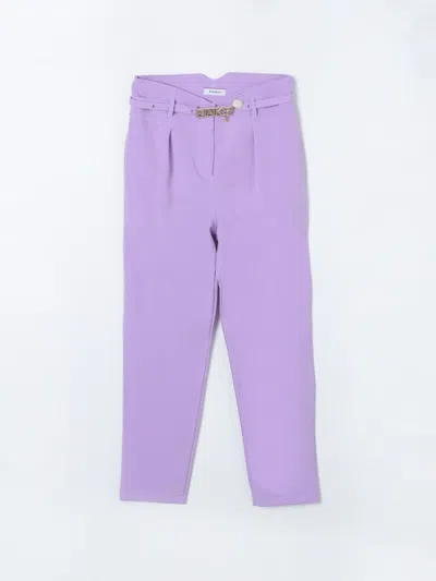 Pinko Trousers  Kids Kids Colour Lilac