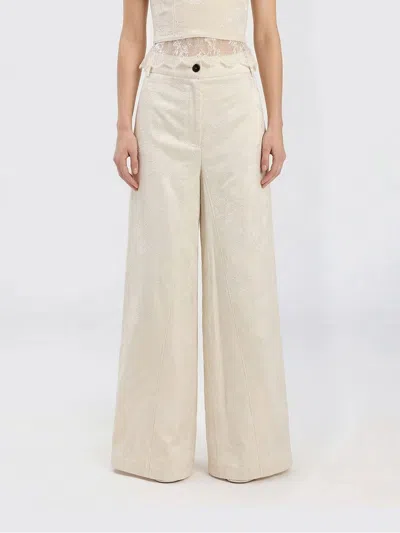 Pinko Pants  Woman Color Beige In Neutral