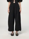 Pinko Wide-leg Trousers With Belt In Black