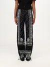 Pinko Pantalon À Imprimé Bandana Ample Et Léger In Black