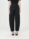 Pinko Woman Pants Black Size 6 Viscose, Cotton In Black