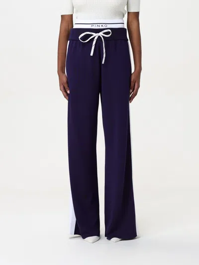 PINKO PANTS PINKO WOMAN COLOR BLUE,G82884009