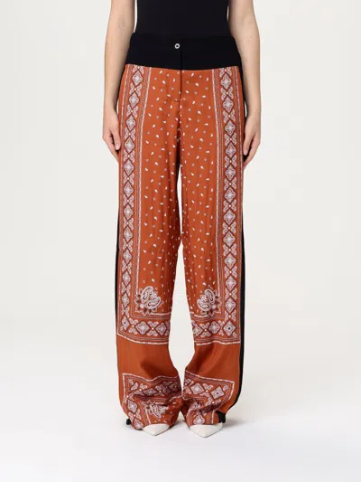 PINKO PANTS PINKO WOMAN COLOR BROWN,G81720032