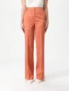 Pinko Straight-leg Tailored Pants In Orange