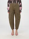 Pinko Pants  Woman Color Green In Grün