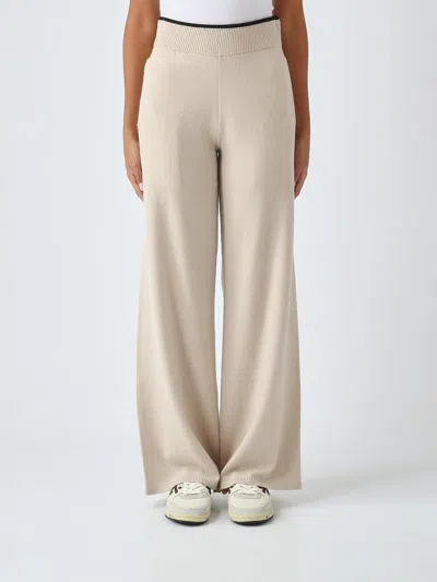 Pinko Pants Woman Color Beige In Neutral