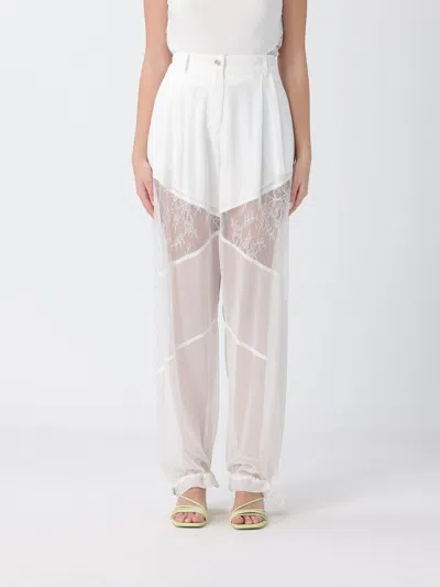 Pinko Pants Woman  In White