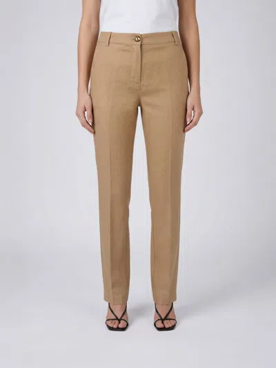 Pinko Pants  Woman Color Beige In Yellow
