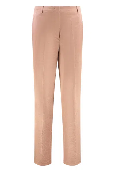 Pinko Panuro Straight-leg Trousers In Animal Print