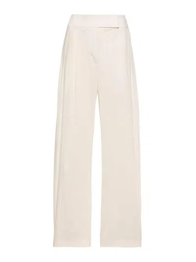 Pinko Papillon Palazzo Pants In Pink