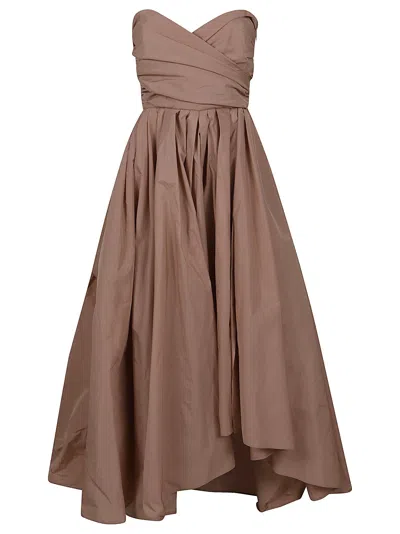 PINKO PAPPAGALLO TECHNO TAFFETÀ DRESS