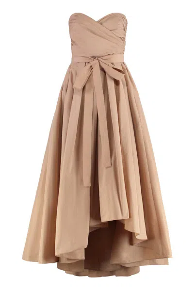 PINKO PINKO PAPPAGALLO TECHNO TAFFETÀ DRESS