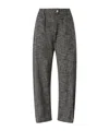 Pinko Pantalon Ballon En Flanelle In Black