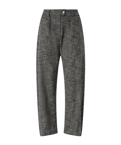 Pinko Pantalon Ballon En Flanelle In Gray