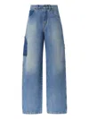 Pinko Jeans Im Patchwork-look In Blue