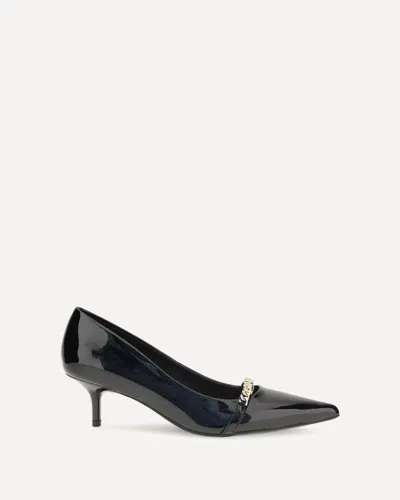 PINKO PATENT LEATHER GLORIA PUMPS