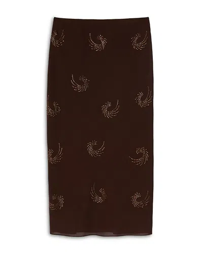 PINKO PAVESE GEORGETTE SKIRT