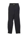 Pinko Regular Fit Trousers With Pockets And Loops In Black