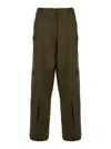 Pinko Pelaggi Flared Trousers In Green