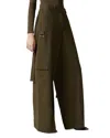 Pinko Pelaggi Flared Trousers In Green Amazonia