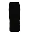 Pinko High-waisted Stretch-jersey Midi Pencil Skirt In Black