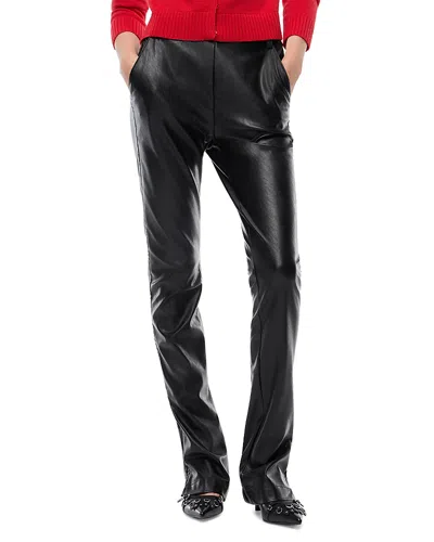 Pinko Pereschia Coated Trousers In Black