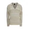 Pinko Perforated Design Women's Sweater