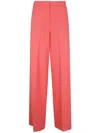 Pinko Pergamino Cady Trousers In Yellow