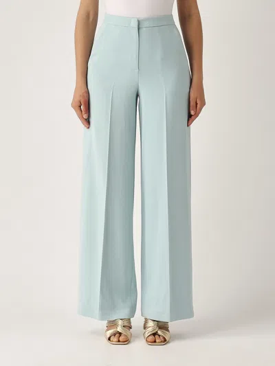 Pinko Pergamino Pantalone Trousers In Gnawed Blue