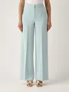 Pinko Pergamino Pantalone Trousers In Celeste