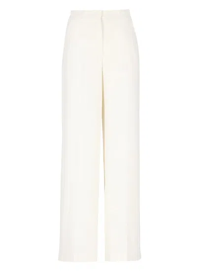 Pinko Pergamino Special-occasion Wide-leg Trousers In Neutral