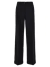 Pinko Crepe Fabric Wide-leg Trousers